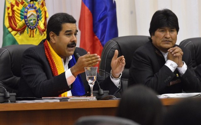 Maduro y Evo Morales