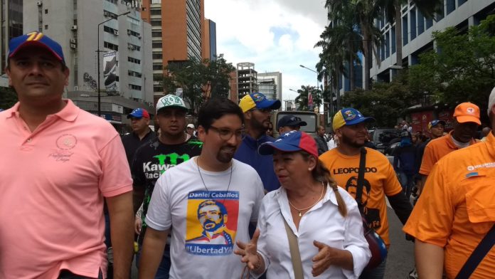 Freddy guevara marcha