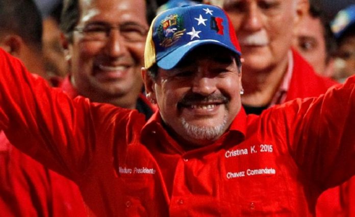 5 Maradona será investigado por palabras a favor de Maduro