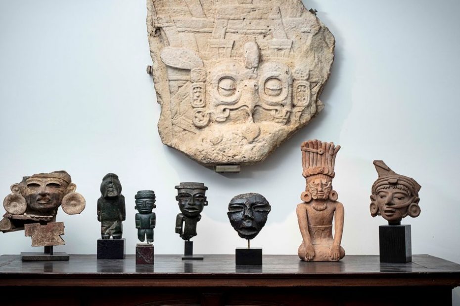 subasta de artefactos prehispánicos